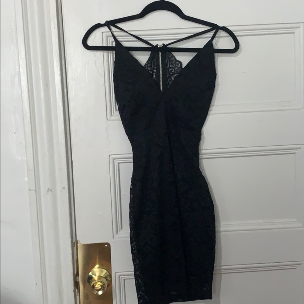 Lacy black dress